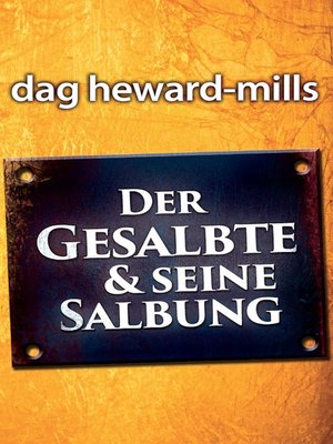 cover image of Der Gesalbte & Seine Salbung
